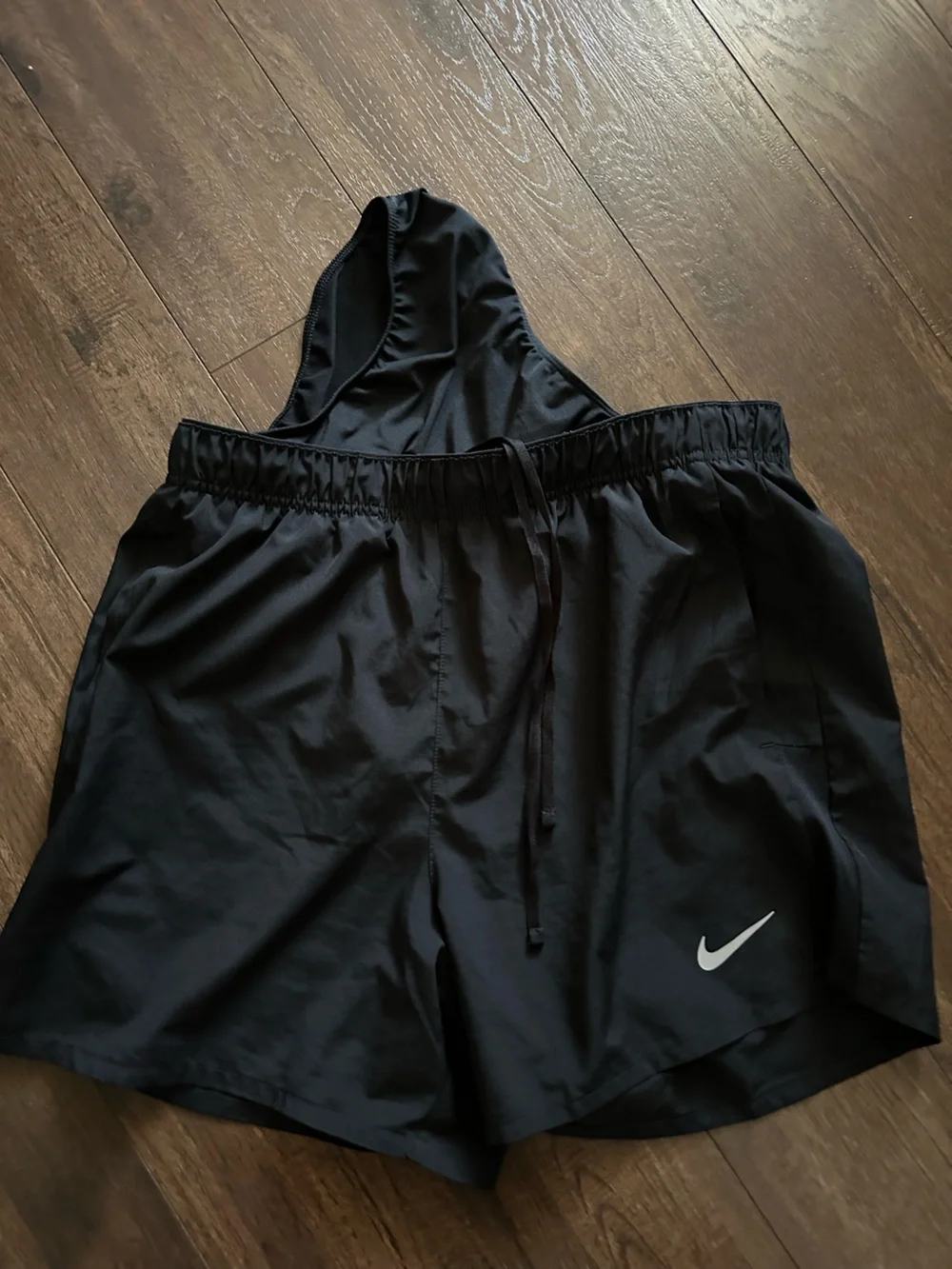 Nike Men’s Black Running Shorts with Swoosh